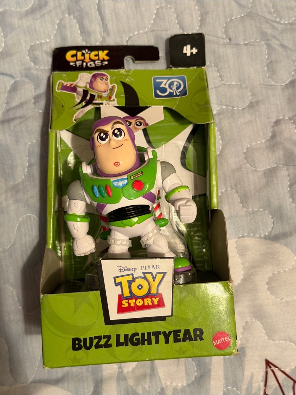 Mattel Buzz Lightyear Action Figure - White, Green & Purple